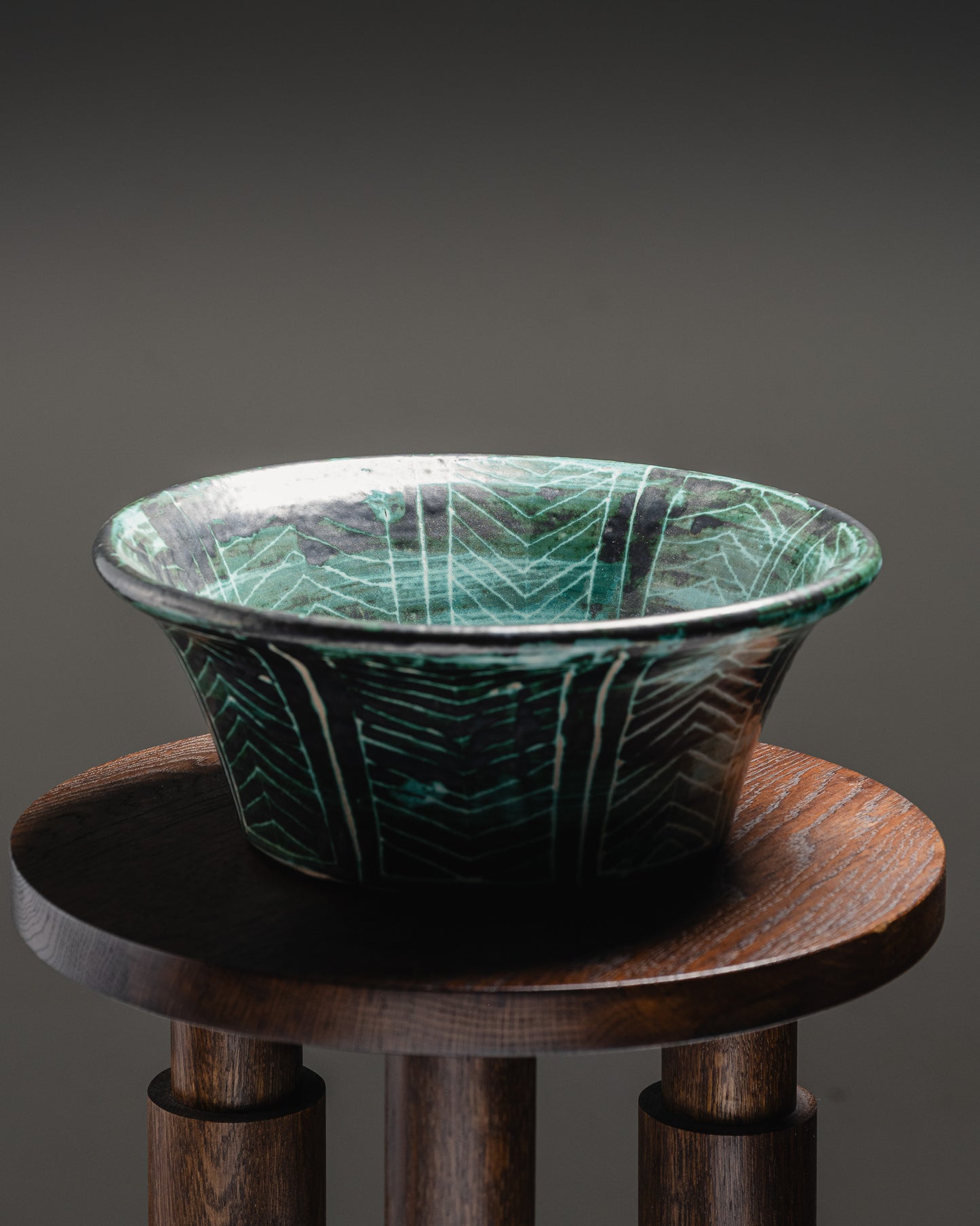 CORBEILLE EN FAÏENCE, ROBERT PICAULT, 1950s