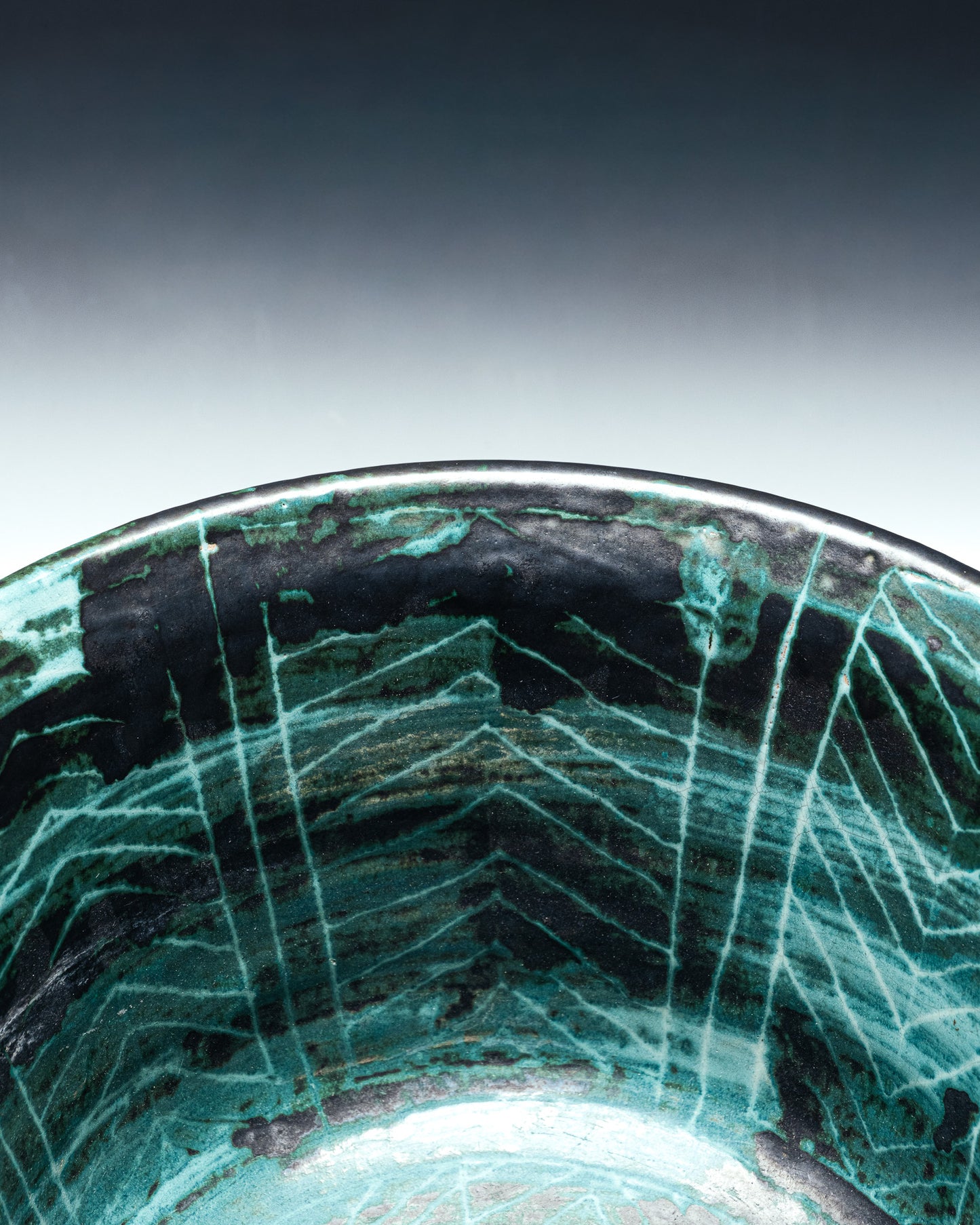 CORBEILLE EN FAÏENCE, ROBERT PICAULT, 1950s