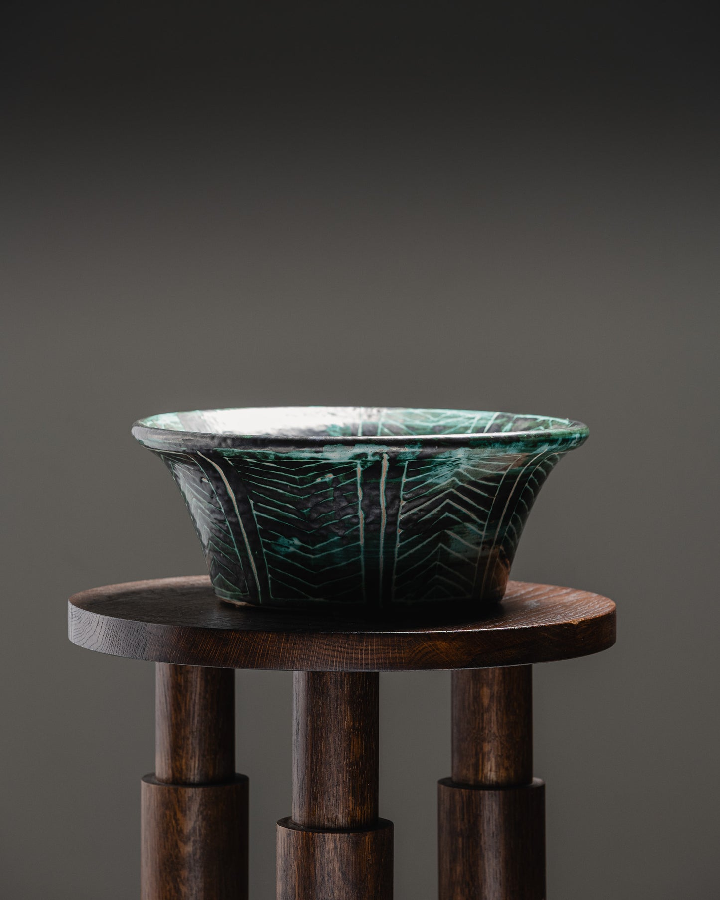 CORBEILLE EN FAÏENCE, ROBERT PICAULT, 1950s