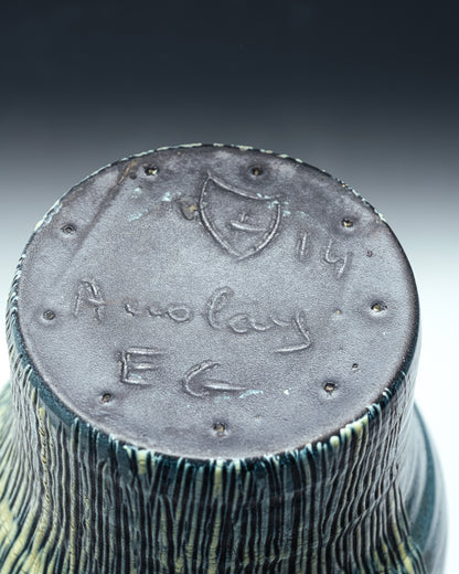 PICHET EN CÉRAMIQUE ÉMAILLÉE, ACCOLAY, 1950s