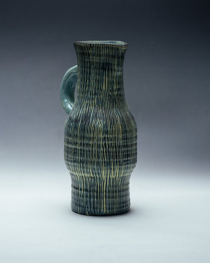 PICHET EN CÉRAMIQUE ÉMAILLÉE, ACCOLAY, 1950s