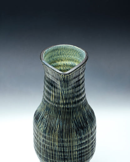 PICHET EN CÉRAMIQUE ÉMAILLÉE, ACCOLAY, 1950s