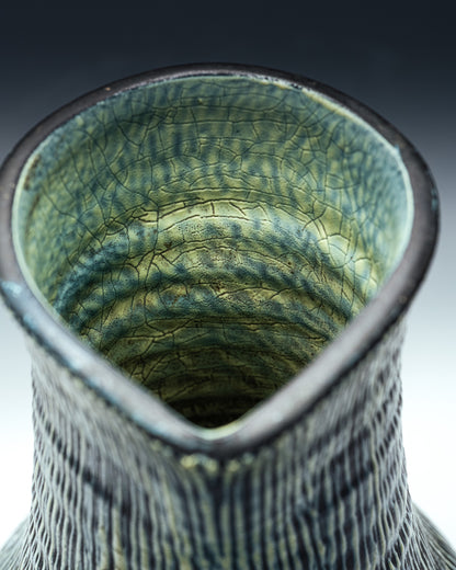 PICHET EN CÉRAMIQUE ÉMAILLÉE, ACCOLAY, 1950s