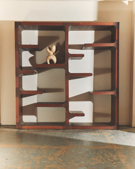 BIBLIOTHÈQUE PEN EN CHÊNE GRIS, CHRISTOPHE DELCOURT, 2000s