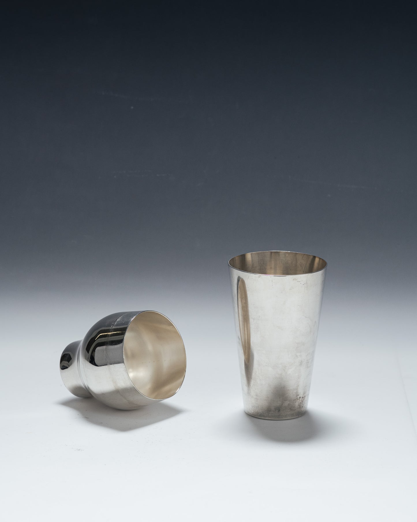 SILVER-PLATED METAL SHAKER, CHRISTOFLE, 1920s