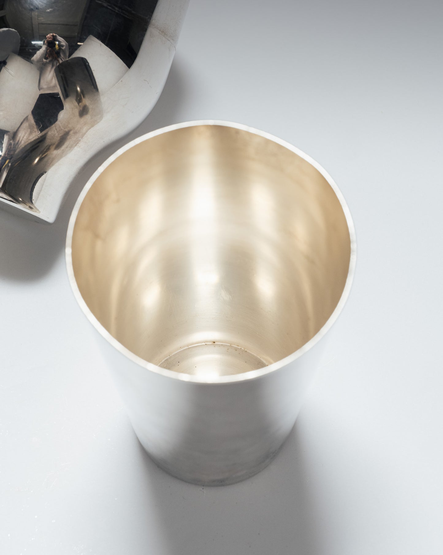 SILVER-PLATED METAL SHAKER, CHRISTOFLE, 1920s