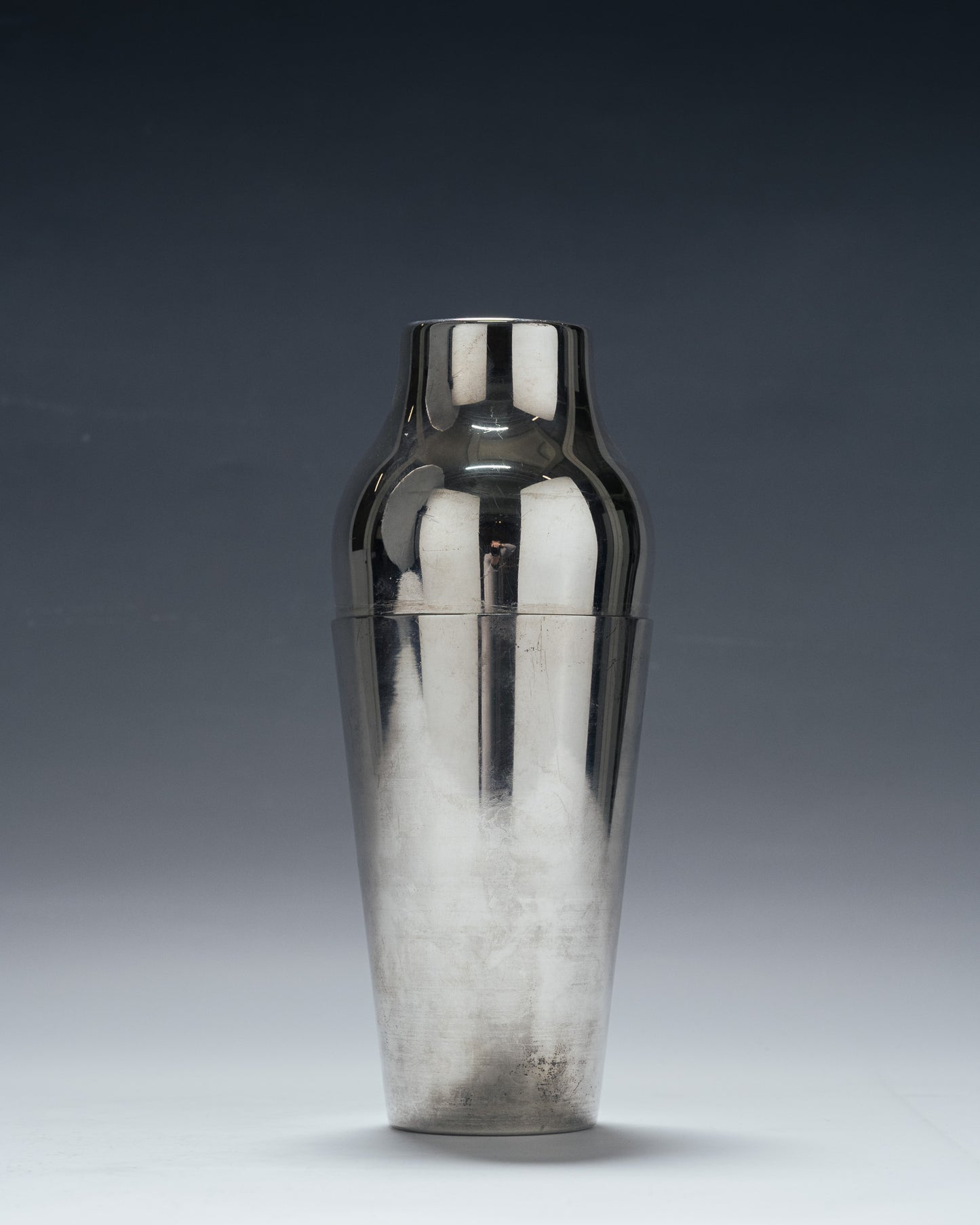 SILVER-PLATED METAL SHAKER, CHRISTOFLE, 1920s