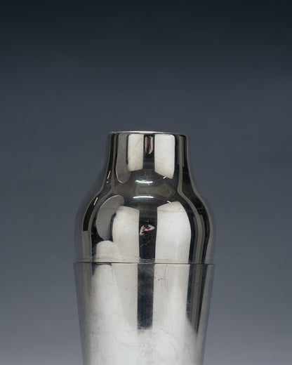 SILVER-PLATED METAL SHAKER, CHRISTOFLE, 1920s