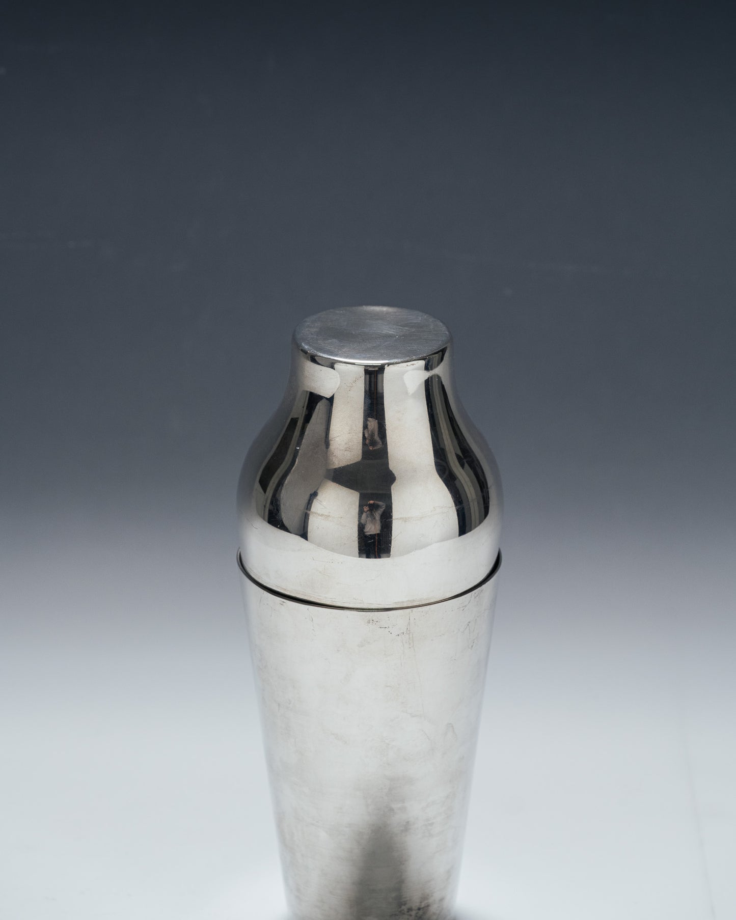 SILVER-PLATED METAL SHAKER, CHRISTOFLE, 1920s
