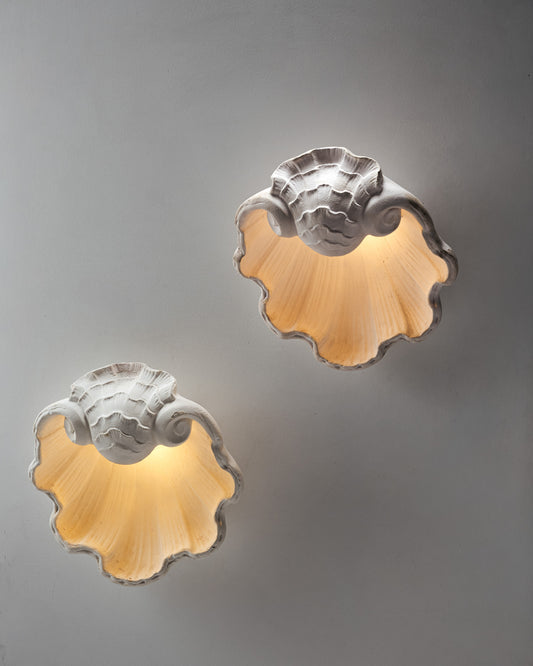 SHELL SCONCE IN THE STYLE OF SERGE ROCHE, 1930s