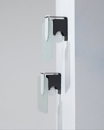 PAIRE D'APPLIQUES VERRE LUMIÈRE, JEAN PIERRE VITRAC, 1980s