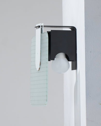 PAIRE D'APPLIQUES VERRE LUMIÈRE, JEAN PIERRE VITRAC, 1980s