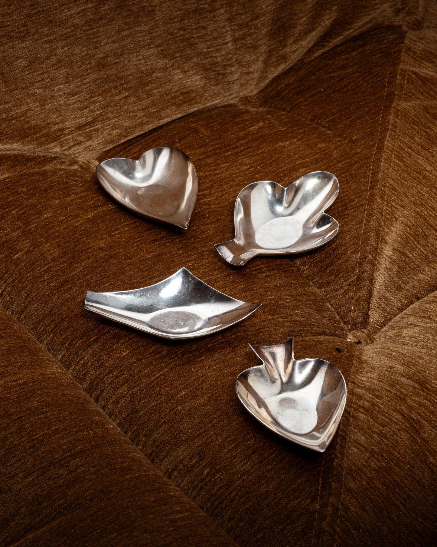 CENDRIER TRÈFLE PLAQUÉ ARGENT