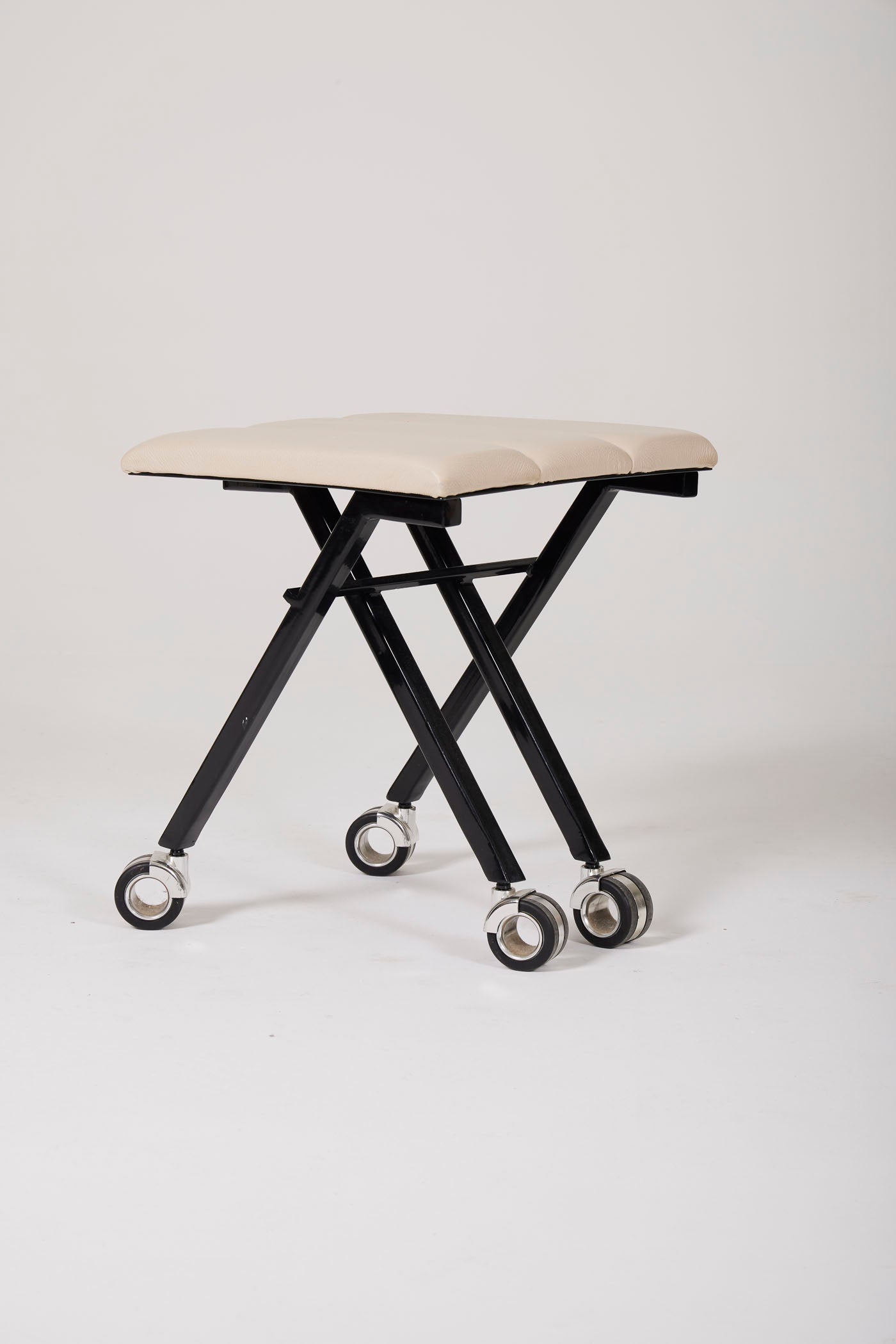 Leather stool 