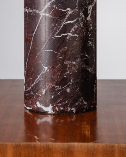 LAMPE DE TABLE ADEI EN MARBRE ET CHROME