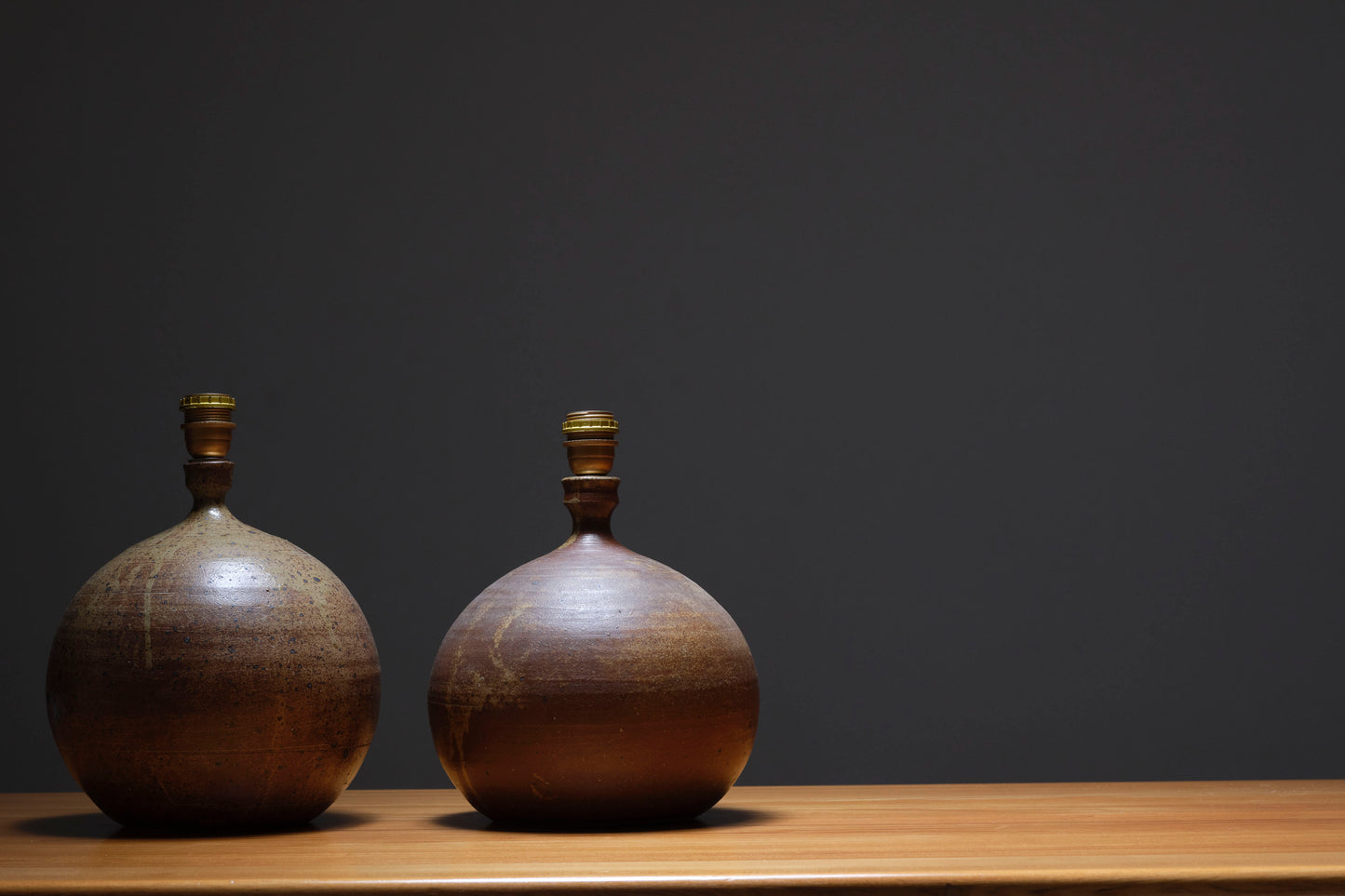 Sandstone ball-shaped lamp, 1970s