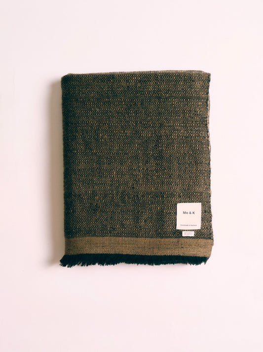 Cashmere plaid Textured bico black / taupe 