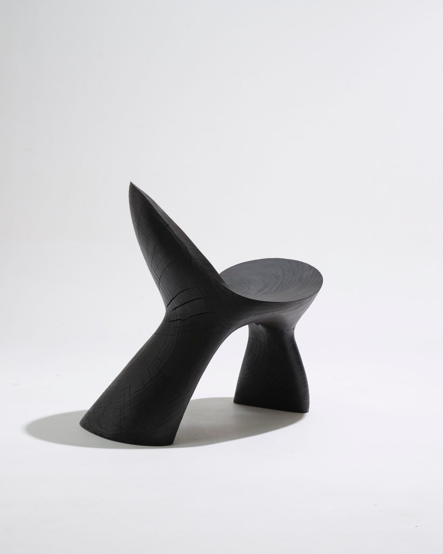 Black wooden Anetos armchair