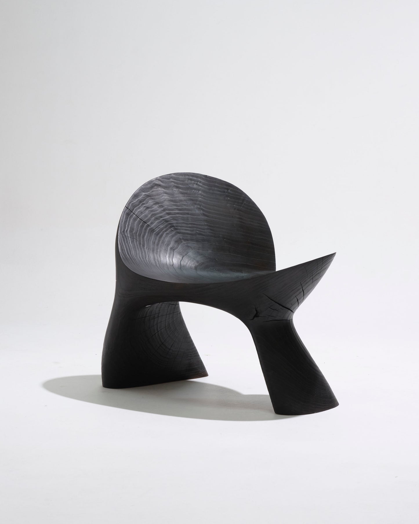 Black wooden Anetos armchair