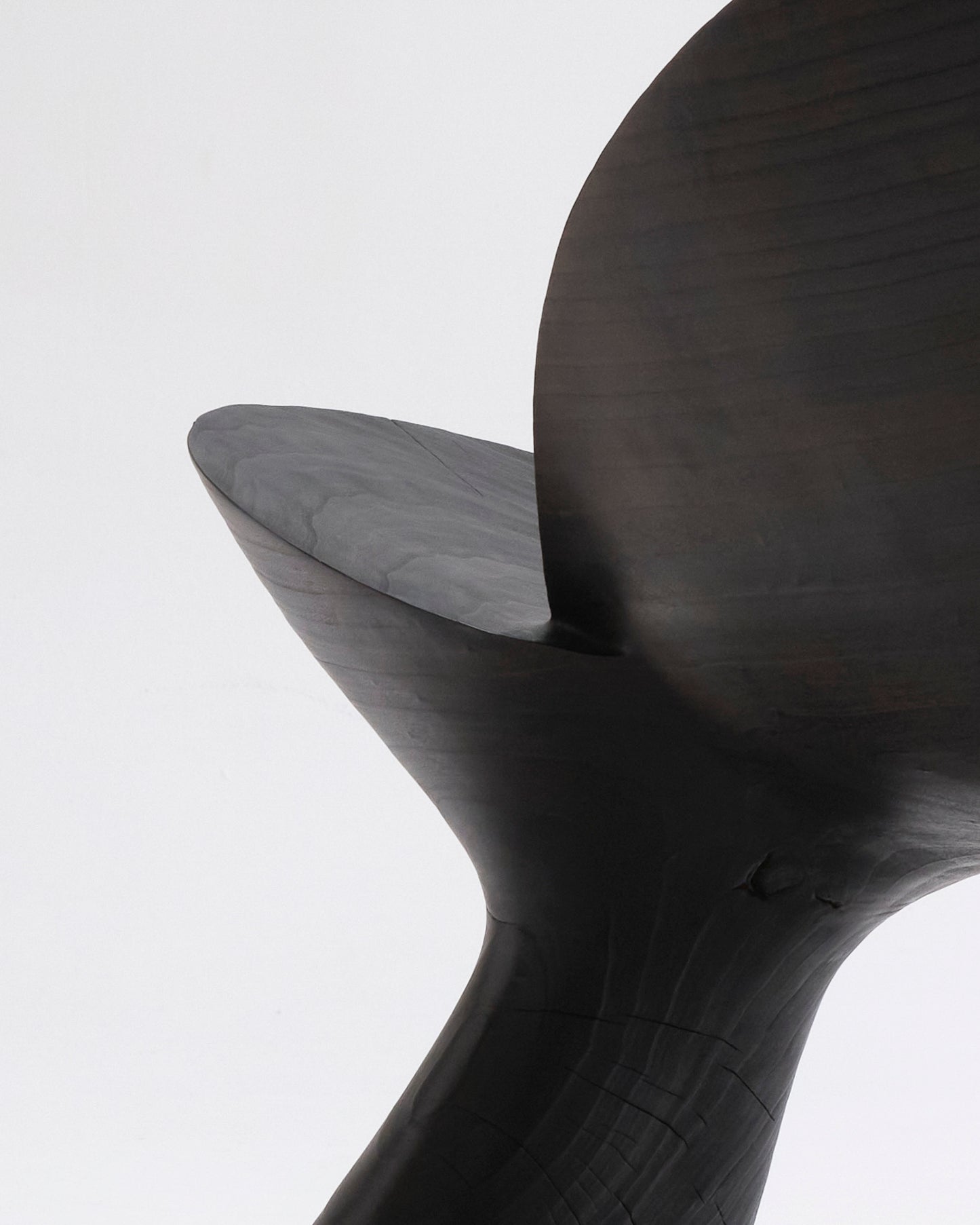 Black wooden Anetos armchair