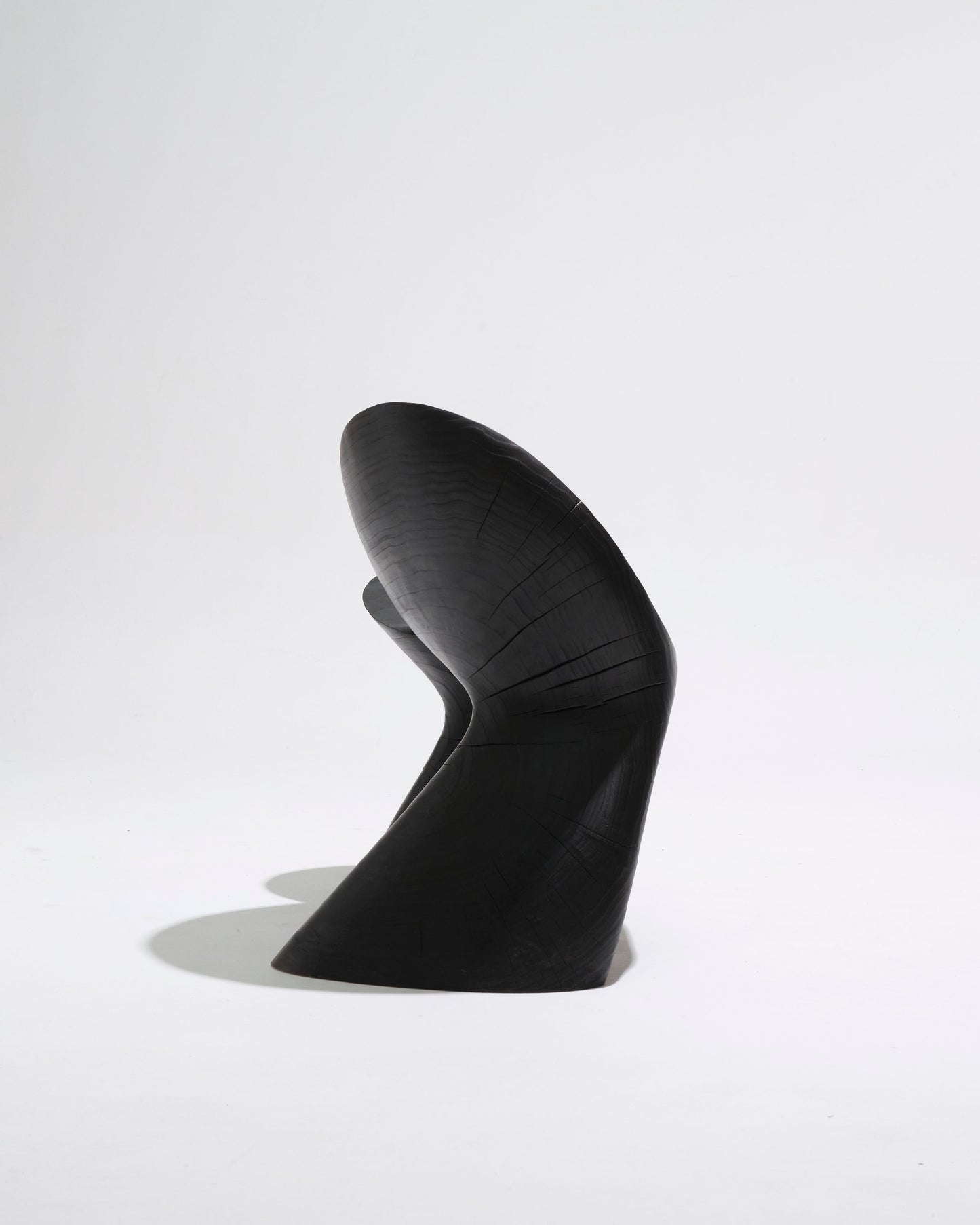 Black wooden Anetos armchair