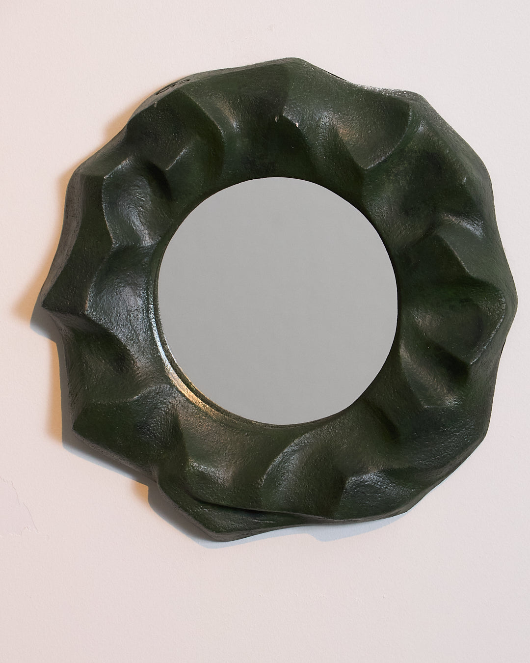 SMALL STONEWARE MIRROR