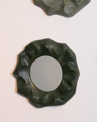 SMALL STONEWARE MIRROR