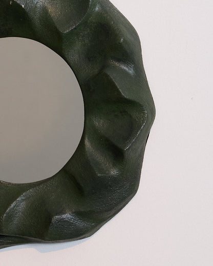 SMALL STONEWARE MIRROR