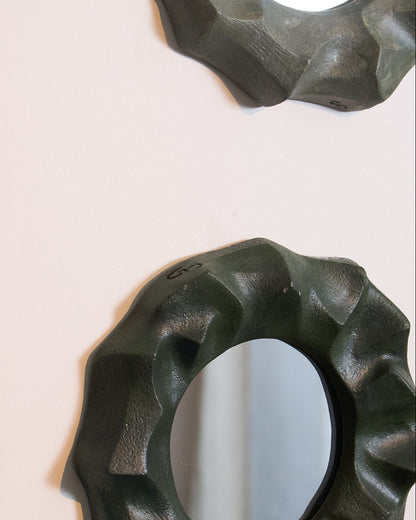 SMALL STONEWARE MIRROR