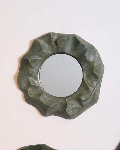 SMALL STONEWARE MIRROR