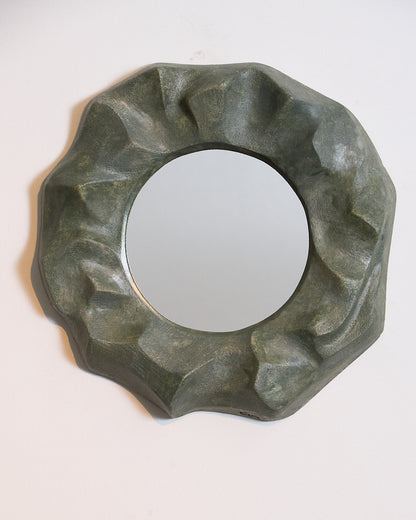 SMALL STONEWARE MIRROR