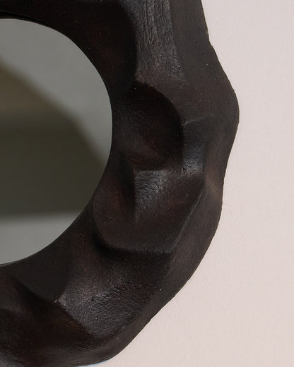 SMALL STONEWARE MIRROR