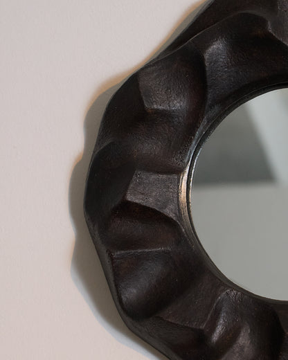 SMALL STONEWARE MIRROR