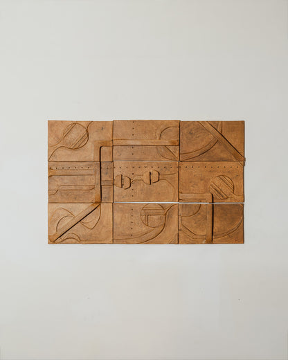 Cordoba wall installation in ceramic