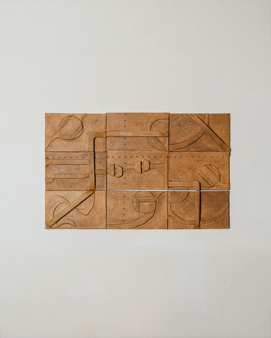 Cordoba wall installation in ceramic