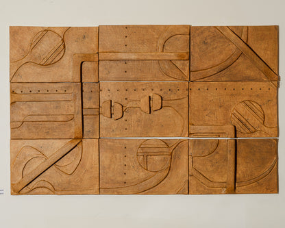 Cordoba wall installation in ceramic