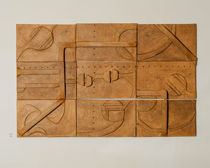 Cordoba wall installation in ceramic