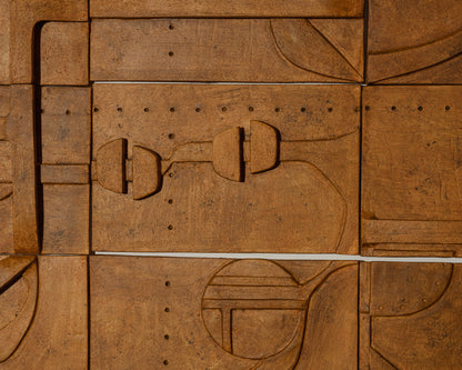 Cordoba wall installation in ceramic