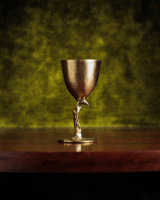 Brass egg cup Cluster Graal n°2