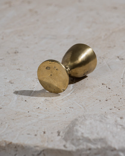 Brass egg cup Cluster Graal n°5