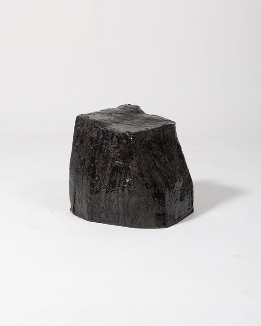 SIÈGE ROCHER EN GRÈS NOIR