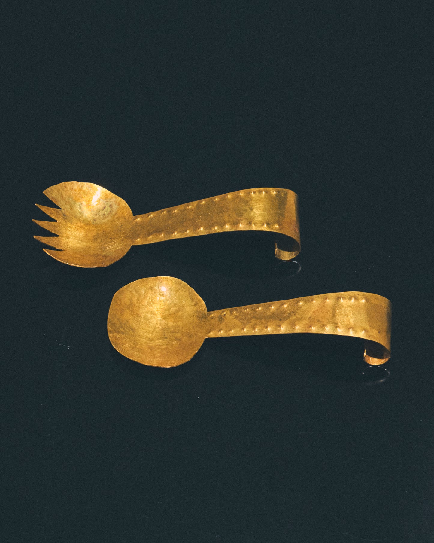 SET DE COUVERTS À SALADE CROCODILE