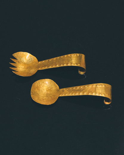 SET DE COUVERTS À SALADE CROCODILE