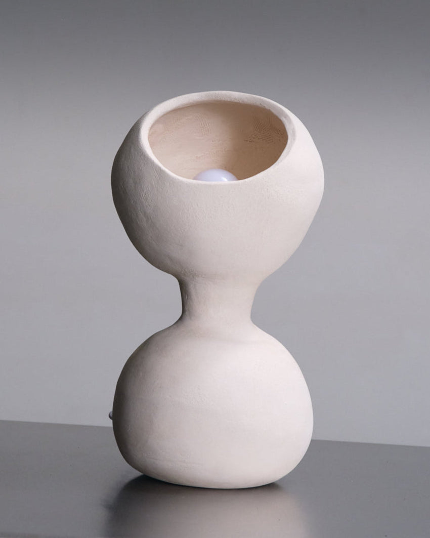 LAMPE À POSER GLOBES EN GRÈS