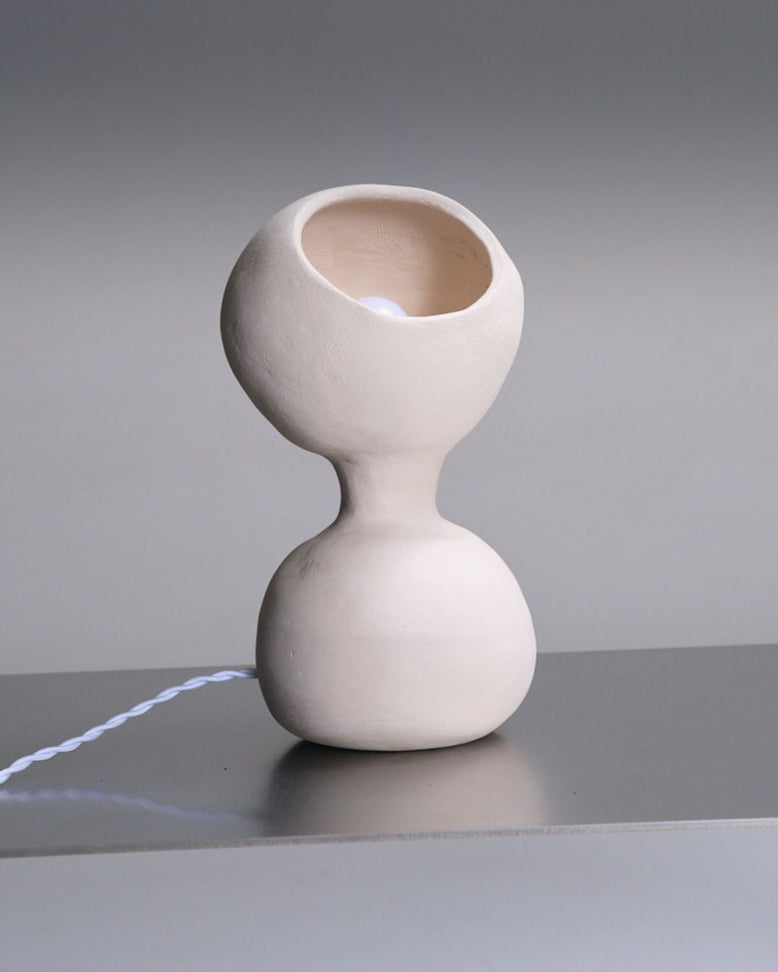 LAMPE À POSER GLOBES EN GRÈS