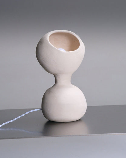 LAMPE À POSER GLOBES EN GRÈS