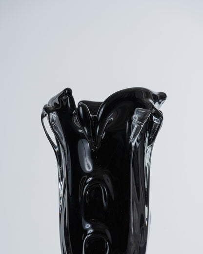 VASE EN VERRE DRAPÉ