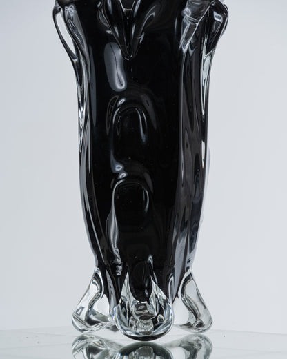VASE EN VERRE DRAPÉ
