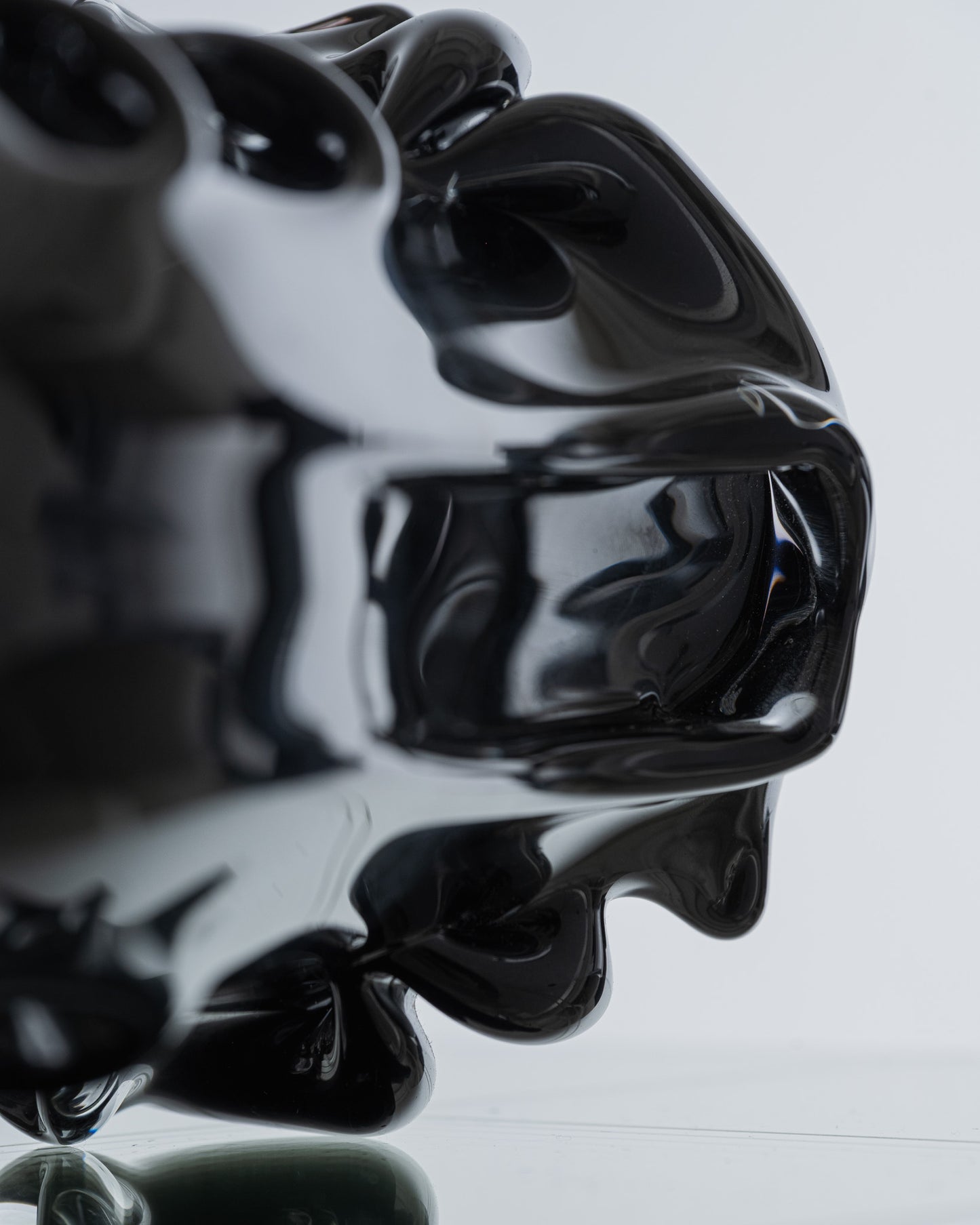 VASE EN VERRE DRAPÉ