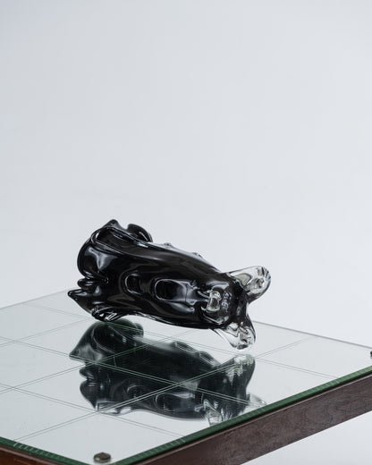 VASE EN VERRE DRAPÉ